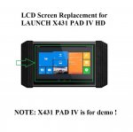 LCD Screen Display Replacement for LAUNCH X431 PAD IV PADIV HD